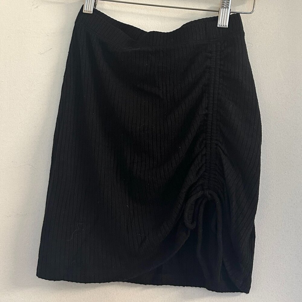 Reformation Ribbed Cinched Skirt